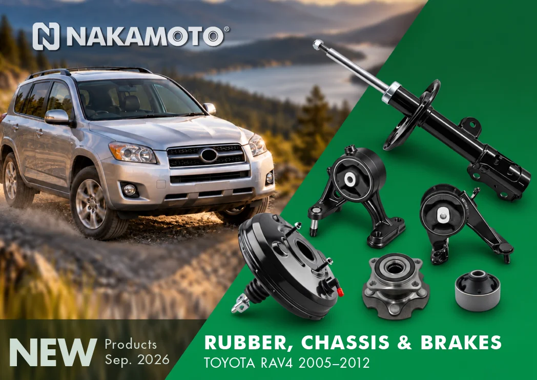【Sep.2026】Rubber, Chassis & Brakes Parts For Toyota RAV4